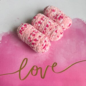 Valentine’s Day 3 Pack Cat Toys - Crochet Cat Toys - Catnip Toys - Organic Catnip -- Handmade Gifts