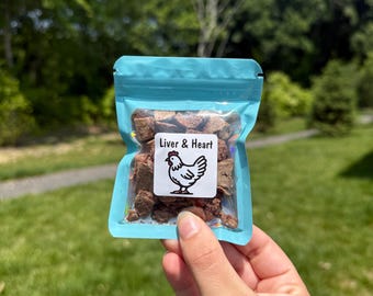 Kycklinglever och hjärtbitar - Eremitkräfta födosök - Hälsosamma snacks - Eremitkräfta mat