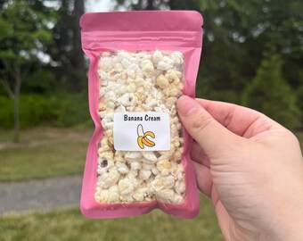 Popcorn alla crema di banana – Specialità biologica a base di paguro eremita