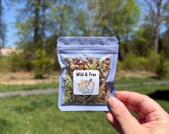 Salvaje y libre - Mezcla para cangrejos ermitaños - Bocadillos saludables - Alimento para cangrejos ermitaños