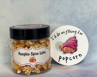 Pumpkin Spice Latte - Hermit Crab Popcorn - Healthy Snacks - Hermit Crab Food