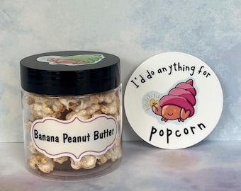 Banana Peanut Butter - Hermit Crab Popcorn - Healthy Snacks - Hermit Crab Food