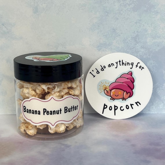 Banana Peanut Butter Popcorn – the OG Hermit Crab Snack
