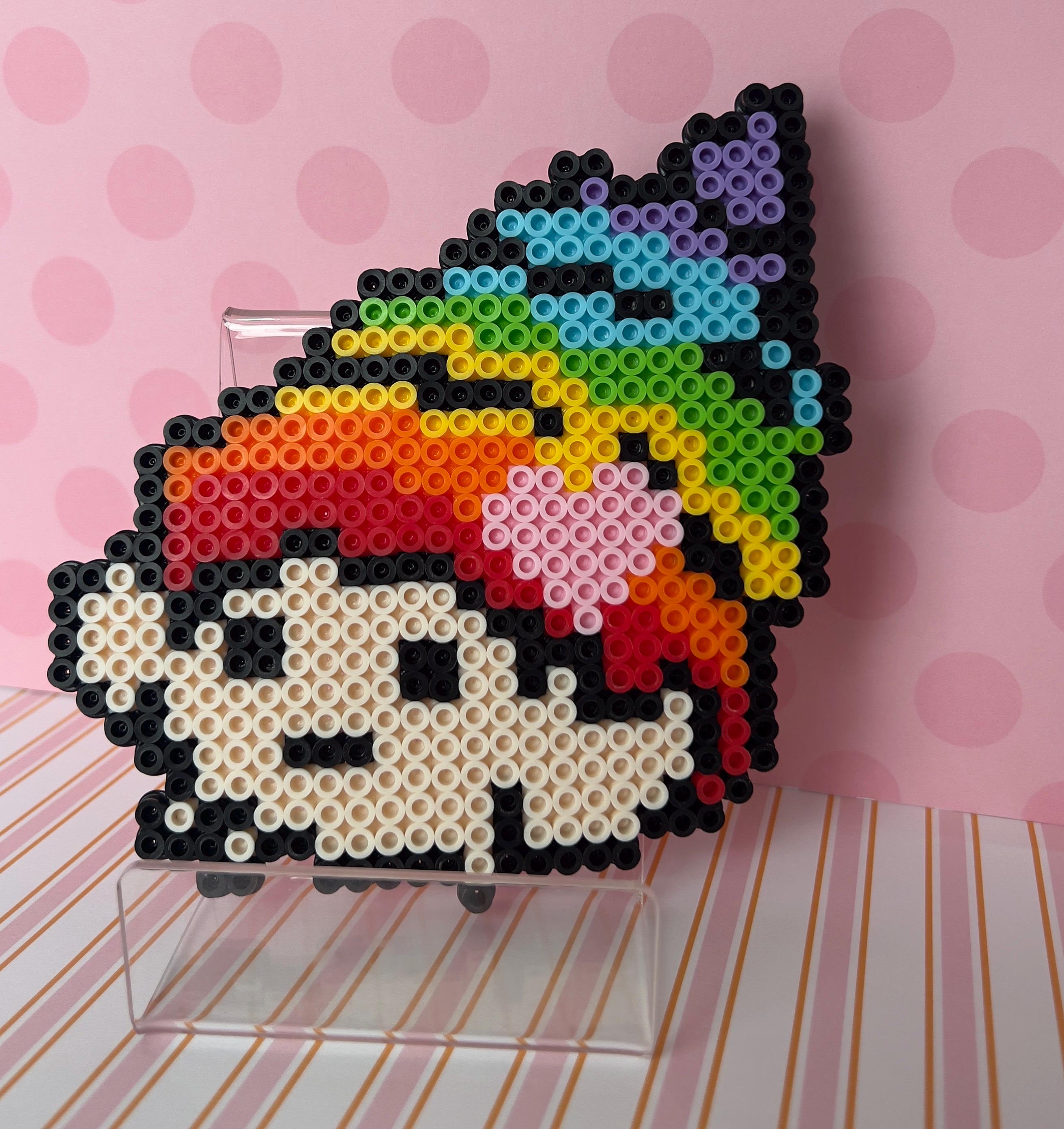 Orange Rainbow Friends Perler Beads Ironing Beads Set 22423