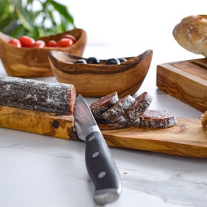Olive Wood Charcuterie Board | Handmade serving tray| Housewarming gift