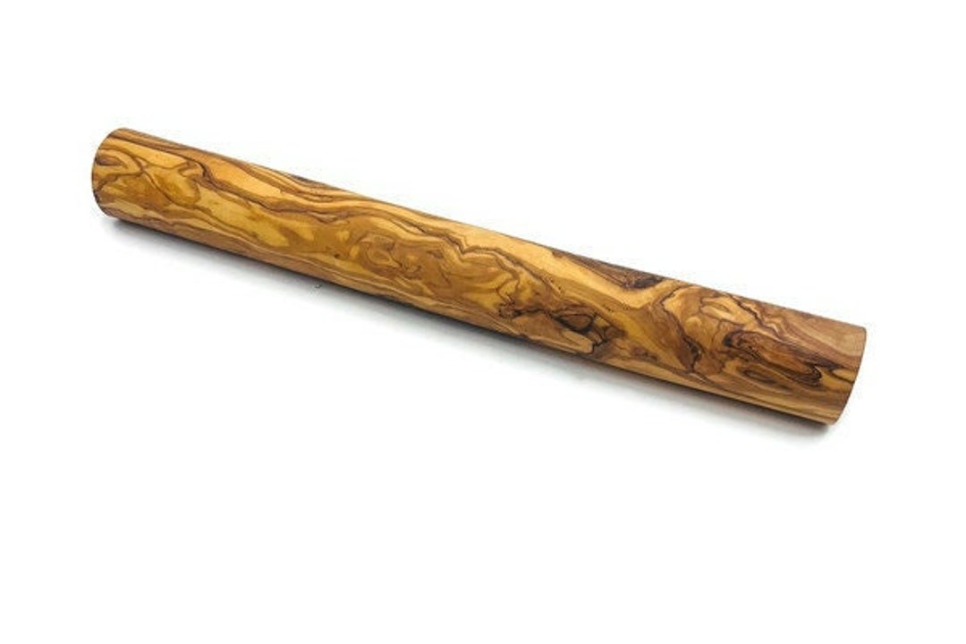 Olive Wood Rolling Pin Without Handles 16, Baking Tool, Bakery Roller, Dough Roller, Kitchen