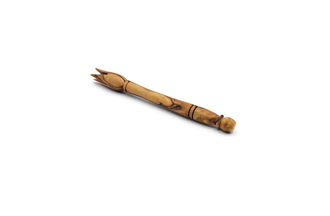 Serving Pickers Set of 2 Olive Wood Olive Pickers (5.8