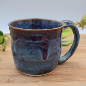 Blue and Purple Mug | ceramic dish | handmade pottery | organic stoneware | A516