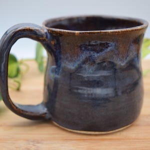 16 oz Blue and Purple Mug | ceramic dish | handmade pottery | organic stoneware | A511