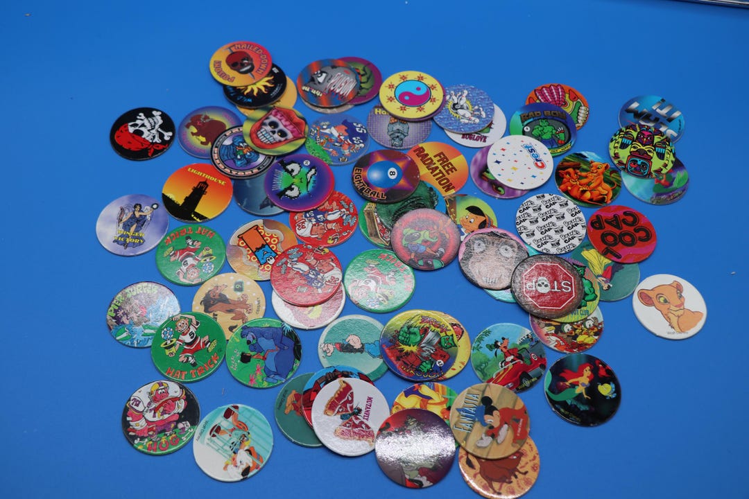 Various Lots of Vintage Pogs and Slammers - Etsy