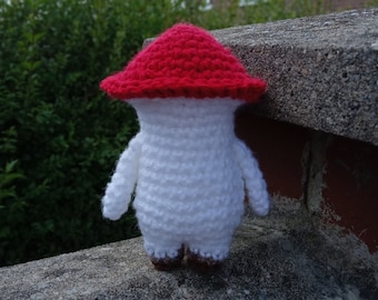 Mushroom Child Crochet Pattern | PDF Amigurumi Pattern, forest mushroom sprite inspired by dark souls, dark souls plush, mushroom plush