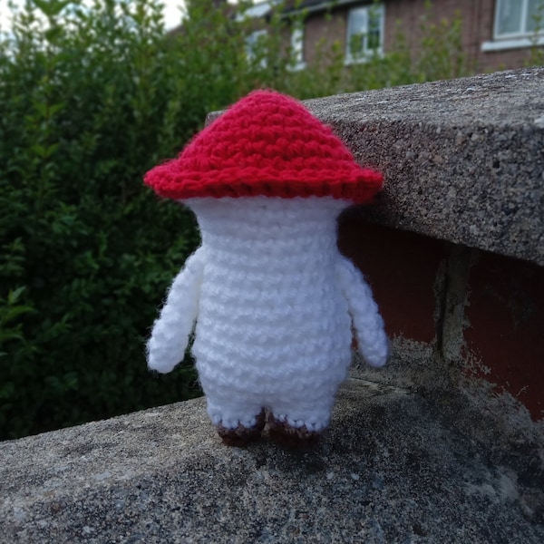 Mushroom Child Crochet Pattern | PDF Amigurumi Pattern, forest mushroom sprite inspired by dark souls, dark souls plush, mushroom plush