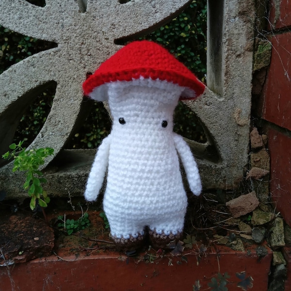 Mushroom Parent Crochet Pattern | PDF Amigurumi Pattern, inspired souls plushie - forest mushroom sprite, dark souls plush, mushroom plushie