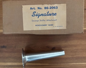 Vintage Montgomery Ward Sausage Stuffer Attachment Part No. 86-2063-81