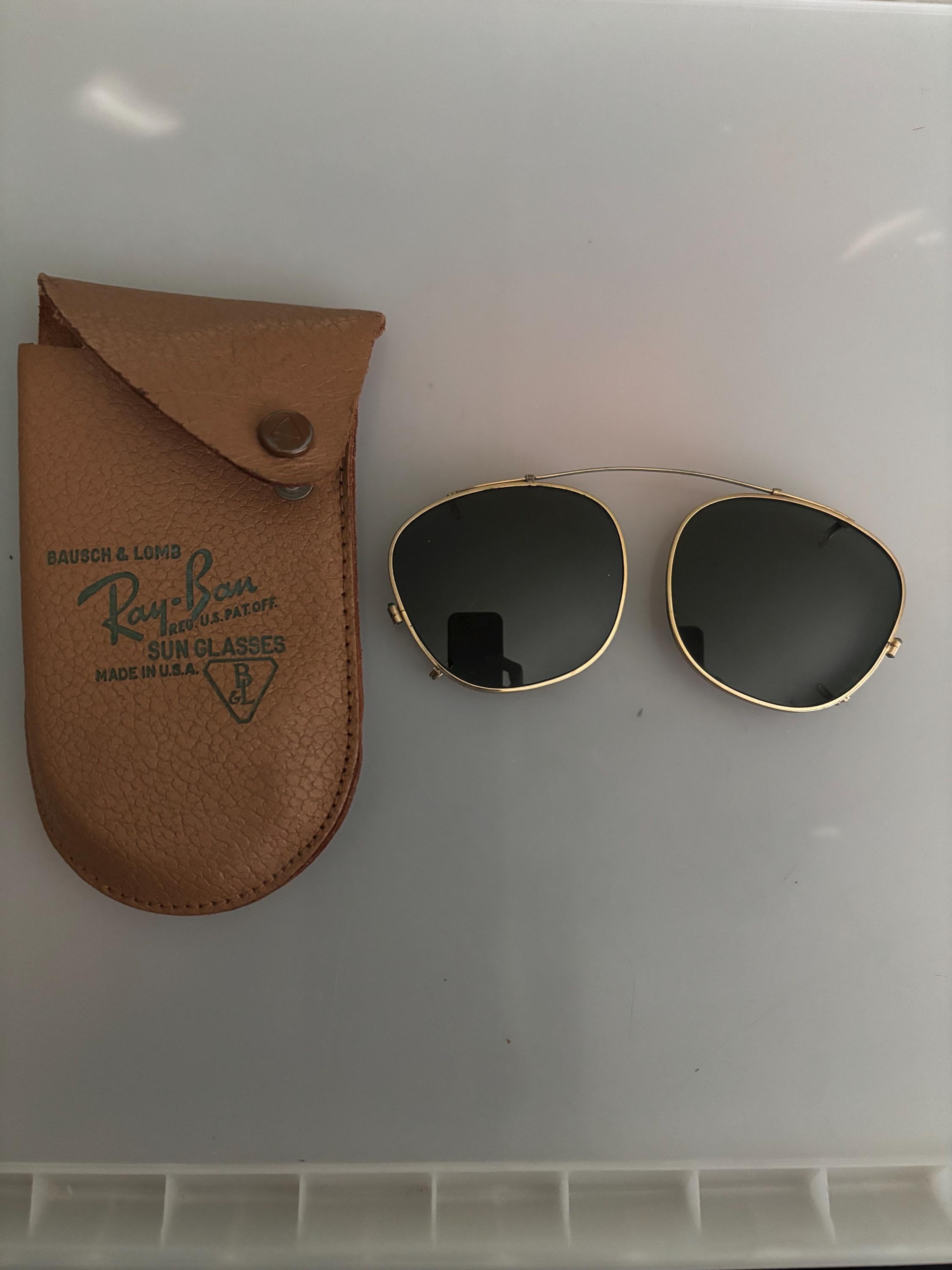Bausch and Lomb Ray Ban Sunglasses and Case - Etsy