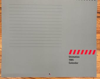 Unimation 1985 Calendar