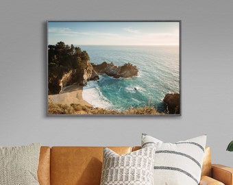 Big Sur Print, McWay Falls, California Coastal Wall Art (Digital Download)