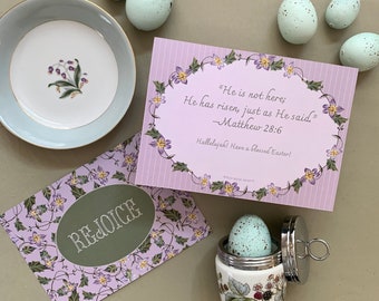 Easter - Rejoice | Greeting Card With Message