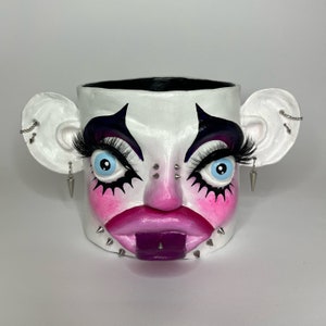 pot de fleurs de clown épineux