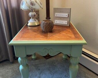 Hand Painting Side Table - Etsy