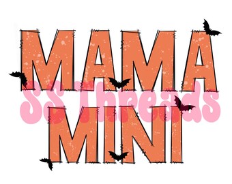 Conjunto de Halloween Mama y Mini (archivos PNG)