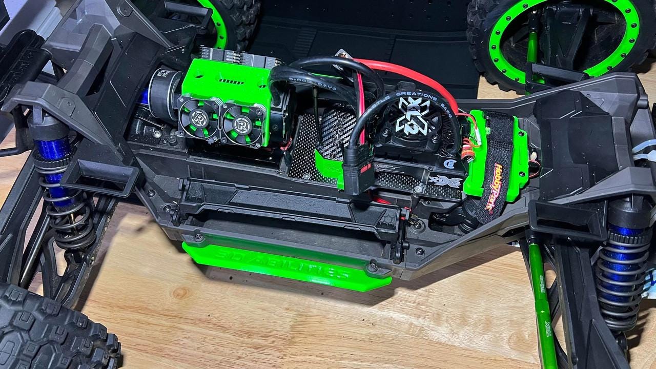 Side Skirt Protection Bars For Traxxas XRT & X-MAXX – 3D Abilities (1/6 Scale)