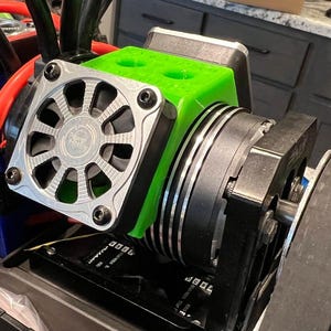 Carénage de refroidissement du moteur de 56 mm (2 ventilateurs de 40 mm) - Profil bas