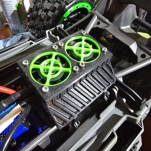 Support pour ventilateur de moteur - Compatible avec Traxxas X-Maxx