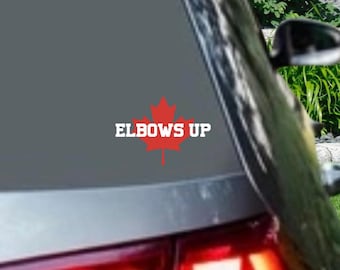 Elbows Up Car Decal/Window Decal/