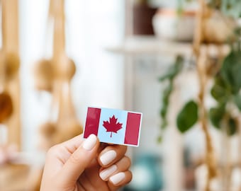 Canada Flag Sticker//Vinyl Sticker//