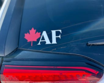 Canada AF Car Decal/Window Decal/