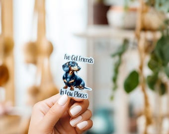 Friends in Low Places Sticker//Vinyl Sticker//Waterproof sticker