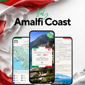 Itinerary for Amalfi Coast incl. Campania & Basilicata // Digital Download (English)