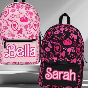 Barbie school backpack cheap