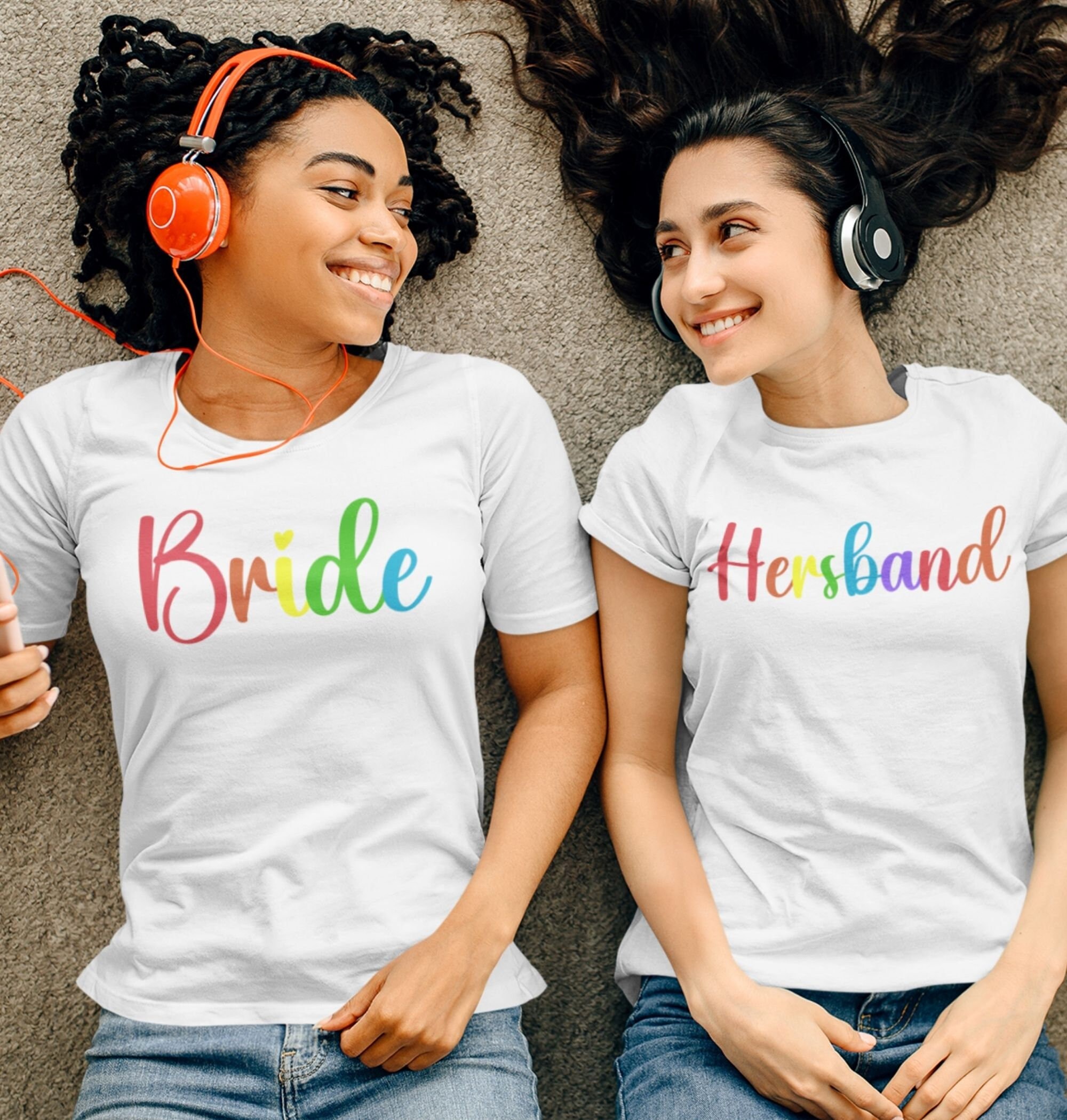 Camisas de luna de miel lesbianas, camisas LGTBQ, camisetas de pareja ...