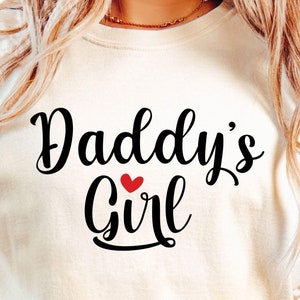 SVG de la niña de papá, SVG de papá e hija, SVG de la niñita de papá, SVG de papá de niñas, SVG de niña bebé, SVG de papá, SVG del día del padre, SVG de papá nuevo