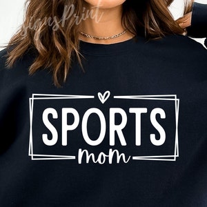 Sports Mom SVG, Sports Mom Png, Sports Mom Shirt Svg, Sports Mama Svg, Game Day Svg, Cheer Mom Svg, Cheerleading Mom Svg, Cheer Mom Life Svg