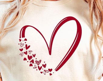 Valentine Heart SVG, Love Heart Svg, Valentines Svg, Valentine Shirt Svg, Love Svg, Heart Png, Valentine's Day Svg, T-Shirt Design Svg Png