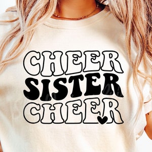 Cheer Sister SVG, Cheerleader Svg, Cheer Svg, Cheer Sister Shirt Svg, Cheer Sis Svg, Sister Cheer, Cheerleader Sister Svg, Cheerleading Svg