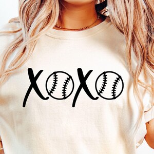 Baseball SVG, SVG de softball, Saint Valentin, Xoxo Svg, amour de softball Svg, amour baseball Svg, Baseball xoxo Svg, softball Xoxo Svg