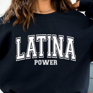 Latina Power SVG, Latina Svg, Varsity Latina Svg, Latina Shirt Svg, Latina Svg Design, Latina Proud Svg, Latina Owner, Mexican Shirt Svg