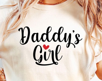Fille SVG à papa, papa et fille SVG, Svg petite fille à papa, papa des filles Svg, Svg de petite fille, Svg papa, fête des pères, Svg nouveau papa