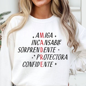 Spanish Mothers Day SVG PNG, Spanish Mama Svg, Madre Svg File, Mother&#39;s Day Svg, Latina Mom Svg, Madre Shirt Svg, Gif For Mom,Retro Mama Png