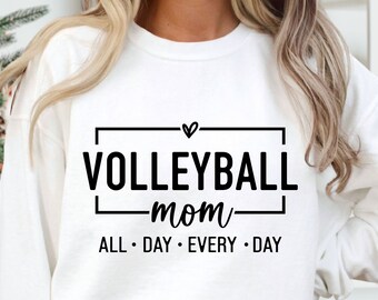 Volleyball Mom SVG PNG, Volleyball Mom Shirt Svg, Volleyball Svg, Volleyball Shirt Svg, Sports Mom Svg, Game Day Svg, Volleyball Png