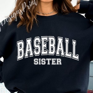 Baseball Sister Varsity SVG, Baseball Sis Svg, Baseball Sister Shirt Svg, Baseball Svg, Baseball Sister Svg, Game Day Svg Baseball Shirt Svg