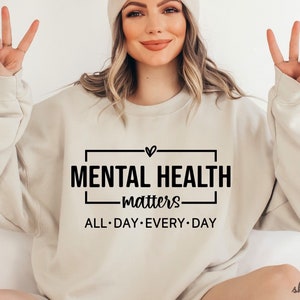 Geestelijke gezondheid is belangrijk SVG PNG, geestelijke gezondheid Svg, positieve Svg, You Matter Svg, be Kind Svg, mentale gezondheid Svg, zelfliefde Svg