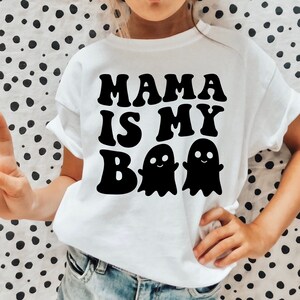 Mamma è il mio Boo SVG, Halloween SVG, Maglietta di Halloween per bambini SVG, Fantasma SVG, Boo SVG, Mamma spettrale SVG, Halloween per bambini SVG, Maglietta di Halloween SVG