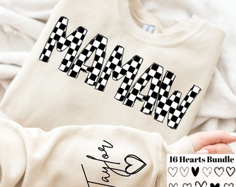 Mamaw a cuadros PNG, Mamaw Png, Mamaw Shirt Png, Nombres de niños, Mamaw Sleeve Shirt Png, Día de la Madre Png, Custom Mamaw Png, Retro Mamaw Png