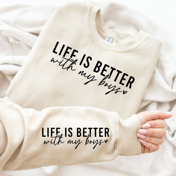 Life Is Better With My Boys SVG PNG, Boy Mama Svg, Boy Mom Shirt Svg, Mom Life Svg, Mom of Boys Svg, Boy Mama Png, Mama Svg, Mom Svg