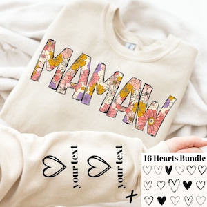 Mamaw Floral PNG, Mamaw Personalizado, Camisa Mamaw Png, Camisa Manga Png, Mamaw Png, Flor Mamaw Png, Dia das Mães Png, Sublimação Mamaw
